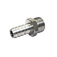 SS Hose Nipple Hex Adapter Male